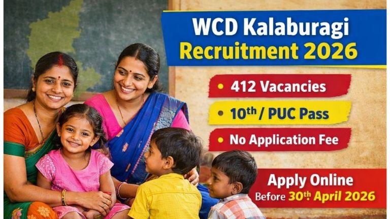 WCD Kalaburagi Recruitment 2026: